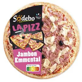 SODEBO Pizzas jambon emmental 470g