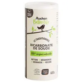 AUCHAN BETTER LIFE Bicarbonate de soude écologique en salière 600g