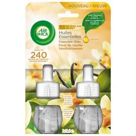 AIR WICK Désodorisant recharge fleur vanille/caramel 2x19ml