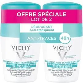 VICHY LABORATOIRES Déodorant anti-traces 2x100ml
