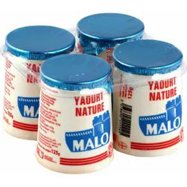 MALO Yaourt nature 4x125g