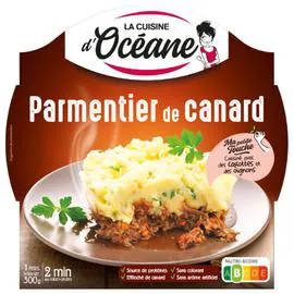 LA CUISINE D'OCÉANE Plats cuisinés Parmentier de Canard 300g