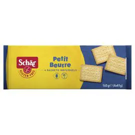 SCHÄR Biscuits petits beurre Sans Gluten 4x41g