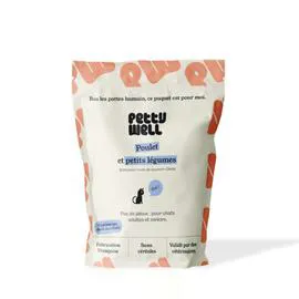 PETTY WELL Croquettes volaille - chat 1kg