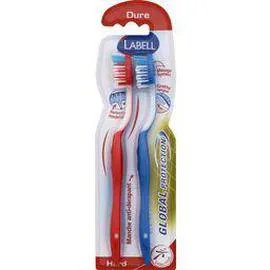 LABELL Brosse à dents dure, Global Protection l'unité