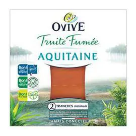 OVIVE Truite fumée Aquitaine 60g