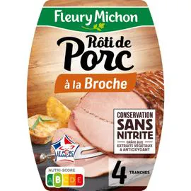 FLEURY MICHON Rôti de porc À la broche CSN x4 140g