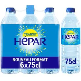 HÉPAR Eau minérale naturelle 6x75cl