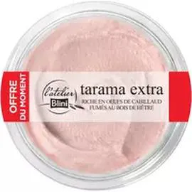 L'ATELIER BLINI Tarama extra oeufs de cabillaud fumés au bois de hêtre 180g