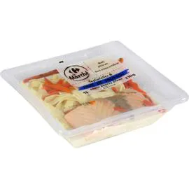 CARREFOUR LE MARCHÉ Plat cuisiné saumon tagliatelles 270g