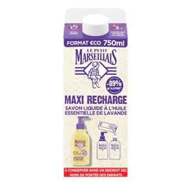LE PETIT MARSEILLAIS Recharge Lavande - Savon liquide 750ml