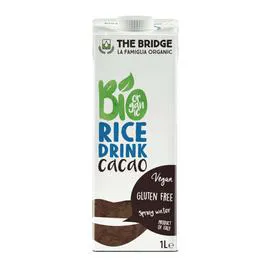 THE BRIDGE Boisson Au Riz Chocolat Sans Gluten  Bio 1l
