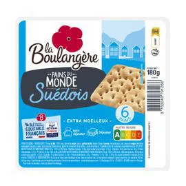 LA BOULANGÈRE Pains suédois 6x30g