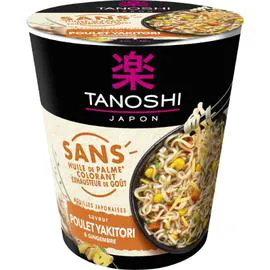 TANOSHI Soupe déshydratée nouilles poule 64g