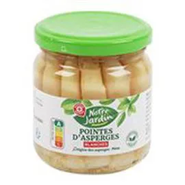 MARQUE REPÈRE, NOTRE JARDIN Asperges blanches Pointes 110g