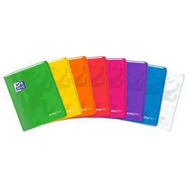 OXFORD Cahier EasyBook 17x22cm Petits Carreaux 5mm Margés 96 Pages Agrafées l'unité