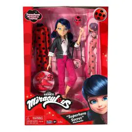 MIRACULOUS Poupée pack de 2 de 26 cm Ladybug et ses 2 tenues l'unité