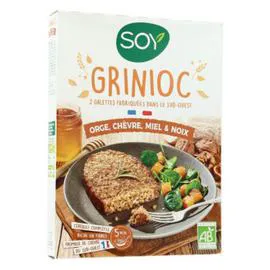 SOY Grinioc Orge Chèvre Miel & Noix Bio 200g