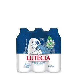 LUTECIA EAU minérale naturelle 6x50cl