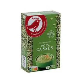 AUCHAN Pois cassés 500g
