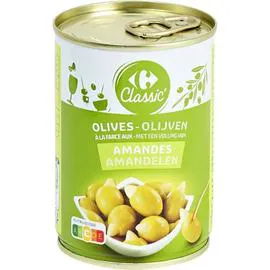 CARREFOUR CLASSIC' Olives farcies aux amandes 120g