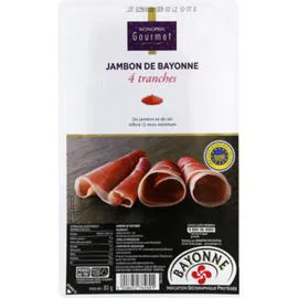 MONOPRIX GOURMET Jambon de Bayonne 80g