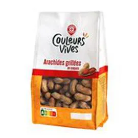 MARQUE REPÈRE, COULEURS VIVES Arachides coque 500g
