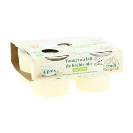 TRADI-BERGERE Yaourt De Brebis Nature Bio 420g