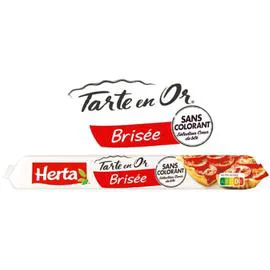 HERTA Pâte à tarte brisée Tarte en Or 230g