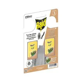 RAID Anti-Mites Gel Garde De Robe Senteur Bois De Cèdre x2