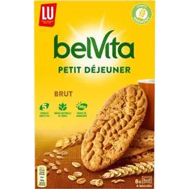 LU, BELVITA Biscuits petit déjeuner brut Original 400g