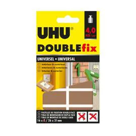 UHU Adhésif double face ultra fort universel x16