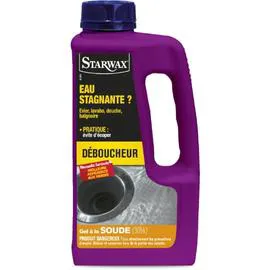 STARWAX Déboucheur gel surpuissant à la soude Cuisine et salle de bains 1l