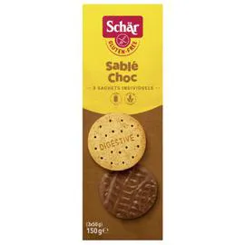 SCHÄR Biscuits chocolat au lait/sans gluten 3x50g