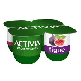 DANONE, ACTIVIA Yaourt aux fruits bifidus figue 4x125g