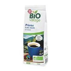 MARQUE REPÈRE, BIO VILLAGE Café moulu Bio Pérou 250g