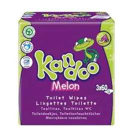 KANDOO Lingette intime toilette bébé melon 3x55