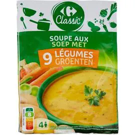 CARREFOUR CLASSIC' Soupe déshydratée 9 légumes 105g