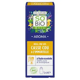 LÉA NATURE, SO'BIO ÉTIC Huile Essentielle Roll-On SOS Immortelle Bleus et Bosses Bio 5ml