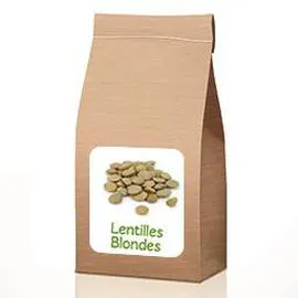 JUSTE BIO Lentilles blondes BIO en vrac 50g