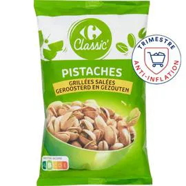CARREFOUR CLASSIC' Pistaches grillées salées 125g