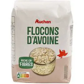 AUCHAN Flocons d'avoine 500g