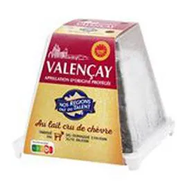 NOS RÉGIONS ONT DU TALENT Fromage Valencay AOP 23% MG 220g