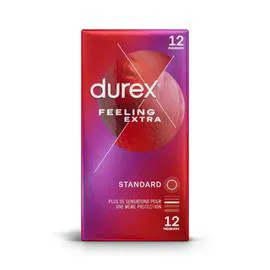 DUREX Préservatifs Standard Feeling Extra x12