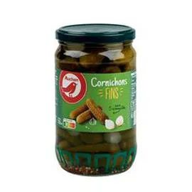 AUCHAN Cornichons fins aux 5 aromates 360g