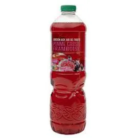 AUCHAN Boisson aux fruits goût pomme cassis framboise 2l