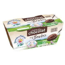GRANDEUR NATURE Crème Chocolat Au Lait De Brebis Bio 200g