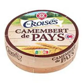 MARQUE REPÈRE, LES CROISÉS Camembert de Pays 21% mg 250g