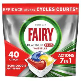 FAIRY Capsules Lave Vaisselle Citron x40