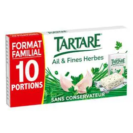 TARTARE Fromage à Tartiner Ail Et Fines Herbes 160g